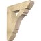 Ekena Millwork Olympic Slat Rough Sawn Bracket, Douglas Fir, 6"W x 28"D x 32"H BKT06X28X32OLY06RDF - alternate 1